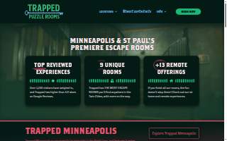 Trapped Puzzle Rooms of Hugo website