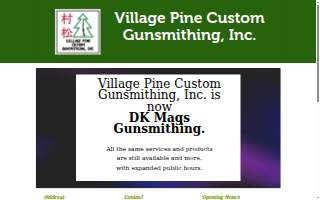 Village Pine Custom Gunsmithing, Inc. website