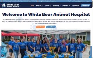 White Bear Animal Hospital of Hugo website
