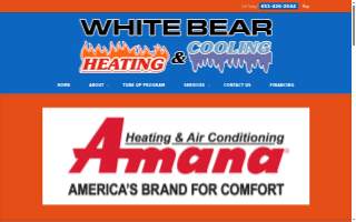 White Bear Heating & Cooling website