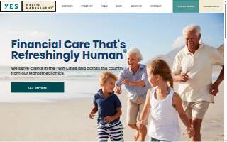 Yes Wealth Management website