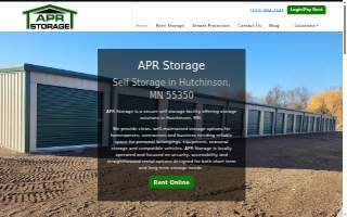 APR Storage website