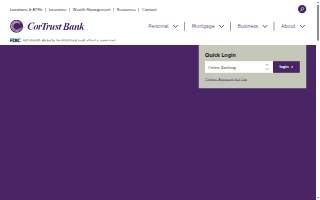 CorTrust Bank of Mitchell website