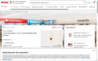 CVS Pharmacy of Hutchinson website