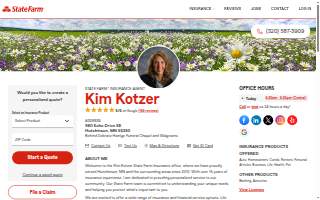 Kim Kotzer - State Farm Insurance Agent website