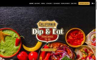 California Dip & Eat website