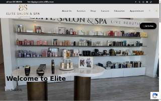Elite Personal Training website
