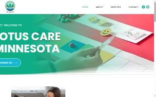Lotus Care MN Autism Center website