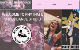 Rhythm and Shoes Dance Studio website