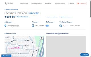 Classic Collision of Lakeville website