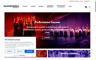 DanceWorks website