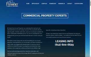 Hebert Commercial Properties website