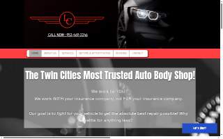 Lakeville Collision Inc website