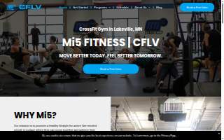 Mi5 Fitness & CrossFit Lakeville website