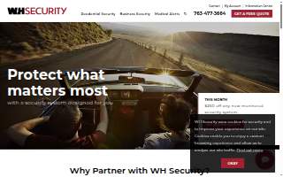 WH Security of Lakeville website