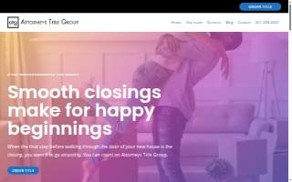 Attorneys Title Group website