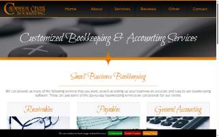 Common Cents Bookkeeping Services website