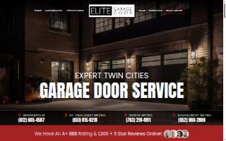 Elite Garage Door Repair of Lino Lakes website