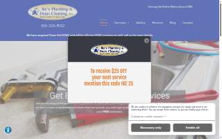 Ikes Plumbing Drain Cleaning, Inc of Lino Lakes website