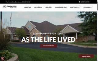 Mueller-Bies Funeral Home website