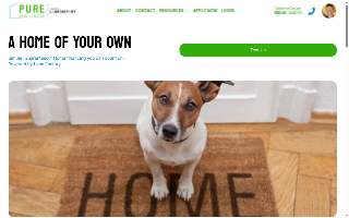 Pure Home Lending website