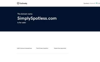 Simply Spotless website