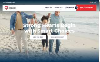 Twin Cities Cardiology of Lino Lakes website
