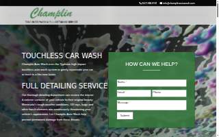 Champlin Auto Wash website
