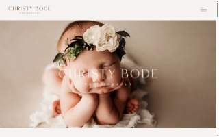 Christy Bode Photography website