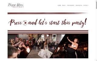 Elegant Affairs DJ website