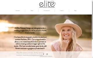 Elite Portrait Design website