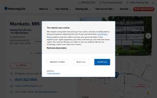 HearingLife of Mankato MN website
