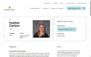 Heather Carlson, DO website