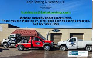 Kato Towing & Service LLC of Mankato website