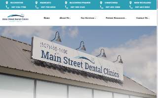 Main Street Dental Clinics of Mankato website