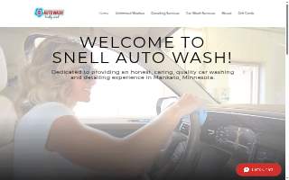 Snell Auto Wash of Mankato website