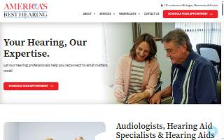 America's Best Hearing website