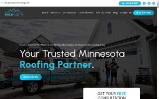 Bold North Roofing and Contracting website