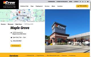 Crew Carwash of Maple Grove website