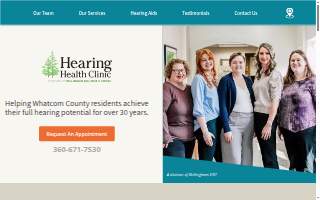 Hearing Health Clinic of Maple Grove website
