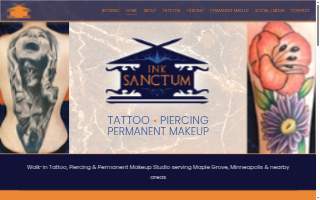 Ink Sanctum Tattoo & Piercing website