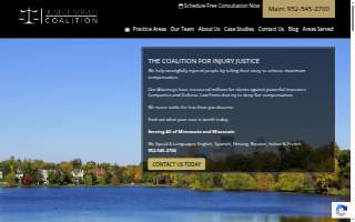 Kirshbaum Injury Law of Maple Grove website