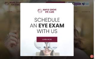 Maple Grove Eye Care website