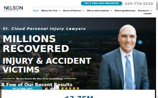Nelson Personal Injury, LLC of Maple Grove website