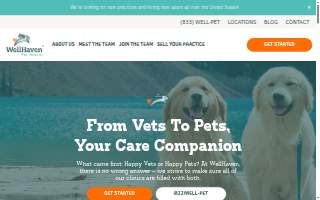 WellHaven Pet Health Maple Grove website