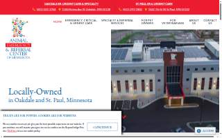 Animal Emergency & Referral Center of Minnesota (AERC) website