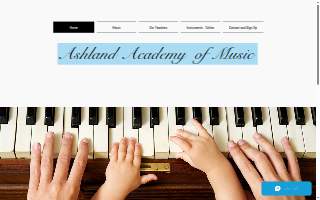 Ashland Academy of Music website