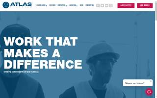 Atlas Staffing - St. Paul website