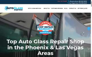 Auto Glass Express of Maplewood website