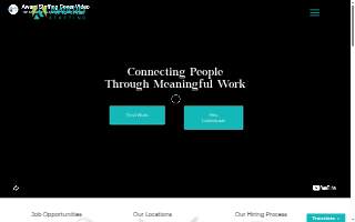 Award Staffing of Maplewood website
